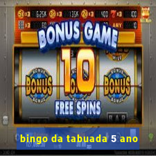 bingo da tabuada 5 ano