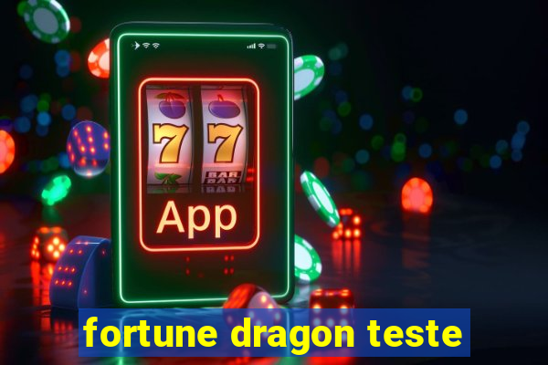 fortune dragon teste