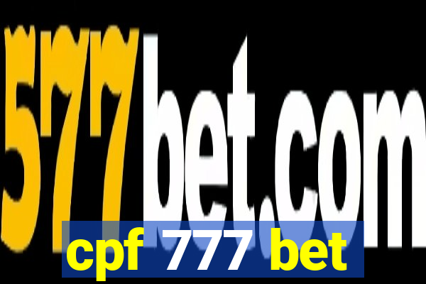 cpf 777 bet