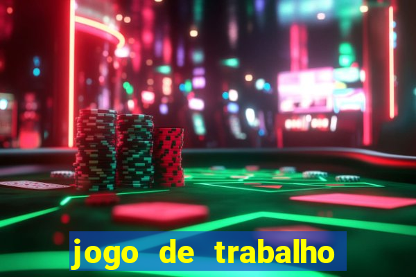 jogo de trabalho no escritório