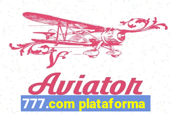 777.com plataforma