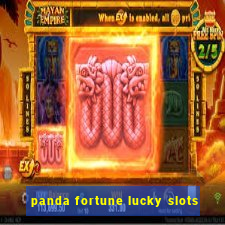 panda fortune lucky slots