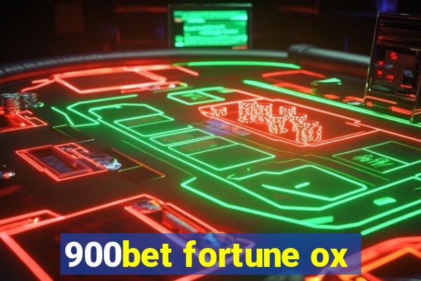 900bet fortune ox