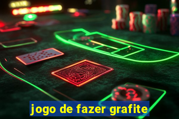 jogo de fazer grafite