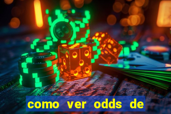 como ver odds de jogos passados