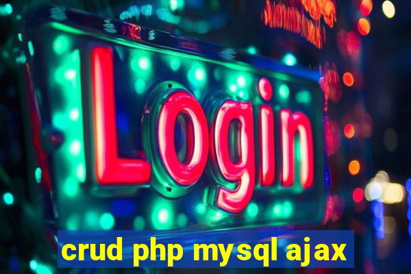 crud php mysql ajax