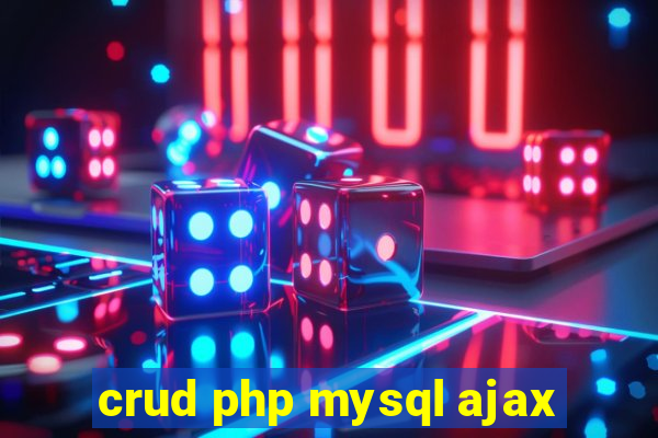 crud php mysql ajax