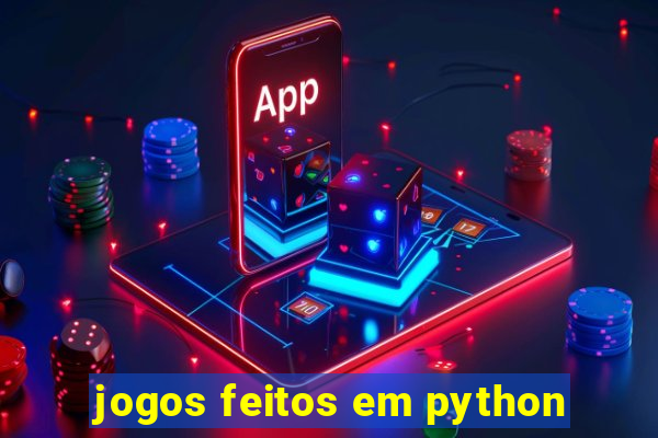 jogos feitos em python