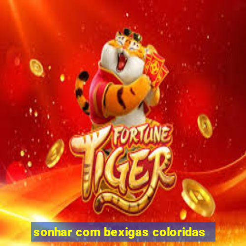 sonhar com bexigas coloridas