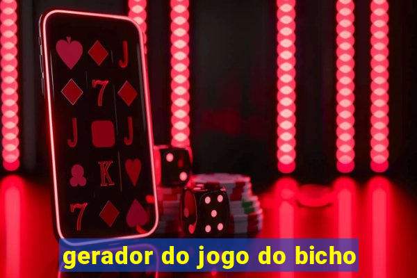 gerador do jogo do bicho