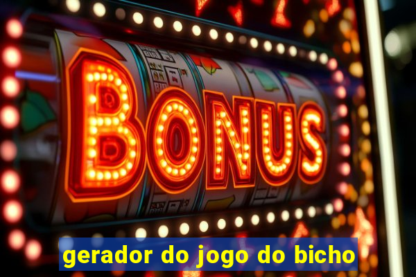 gerador do jogo do bicho