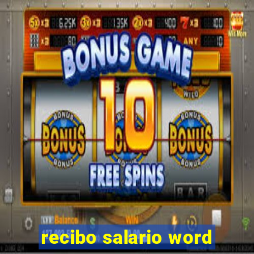 recibo salario word