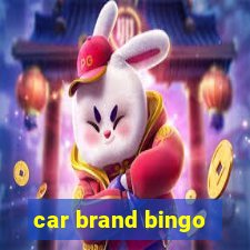 car brand bingo