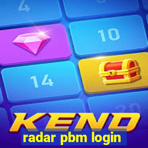 radar pbm login