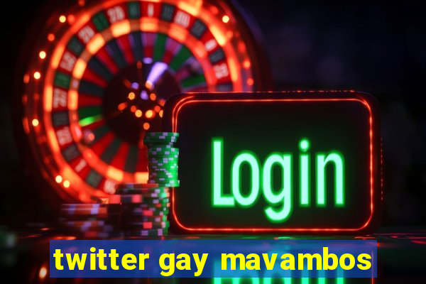 twitter gay mavambos