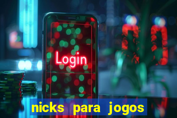 nicks para jogos de tiro