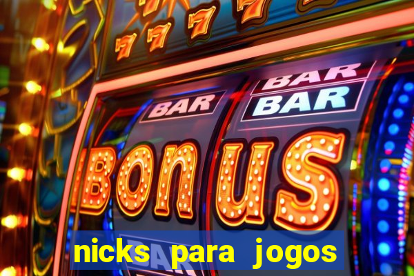 nicks para jogos de tiro