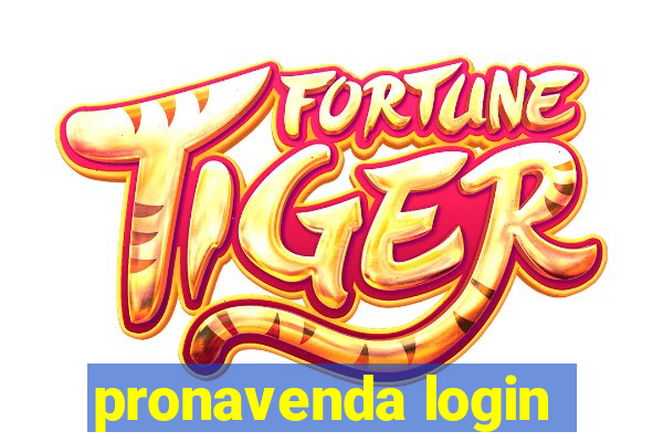 pronavenda login