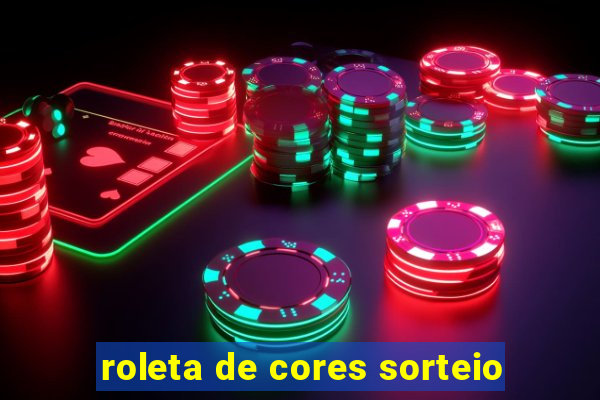 roleta de cores sorteio