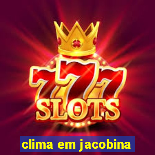 clima em jacobina