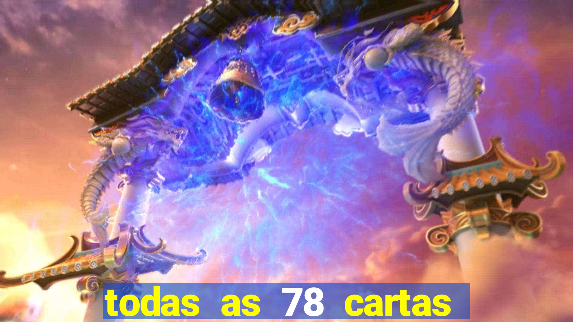 todas as 78 cartas do tarot