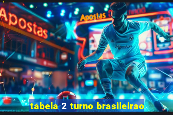 tabela 2 turno brasileirao