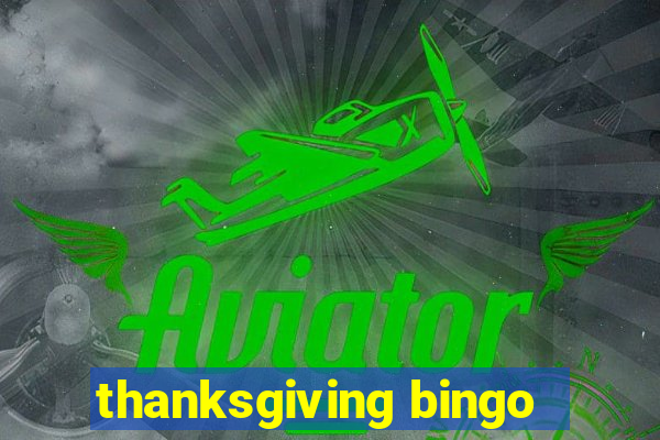 thanksgiving bingo