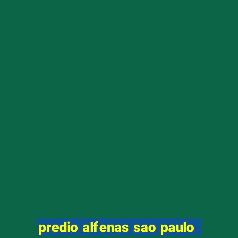 predio alfenas sao paulo