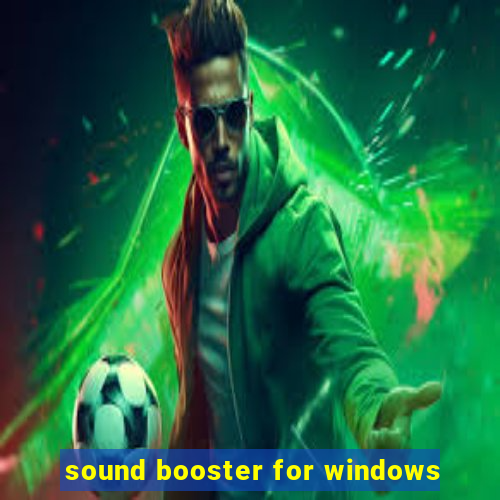 sound booster for windows