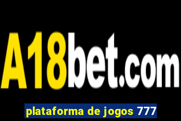 plataforma de jogos 777