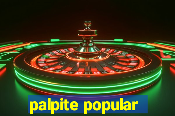 palpite popular