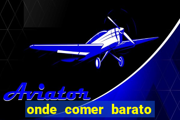 onde comer barato aeroporto santos dumont