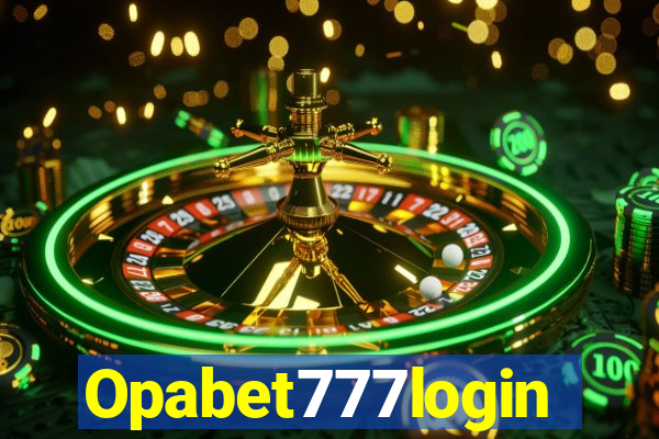 Opabet777login