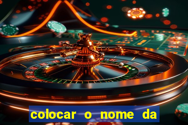 colocar o nome da pessoa no congelador