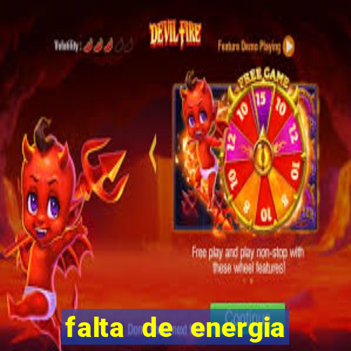 falta de energia em caucaia