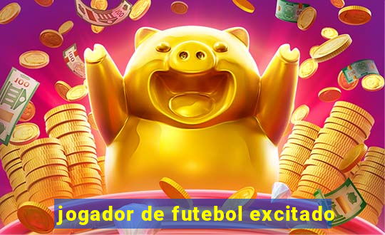 jogador de futebol excitado