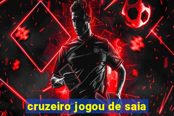 cruzeiro jogou de saia