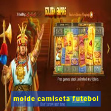 molde camiseta futebol