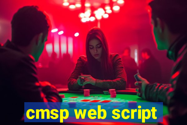 cmsp web script