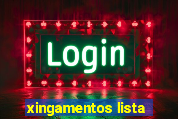 xingamentos lista