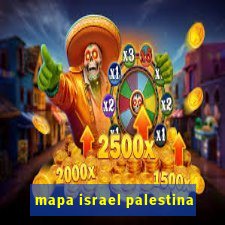 mapa israel palestina