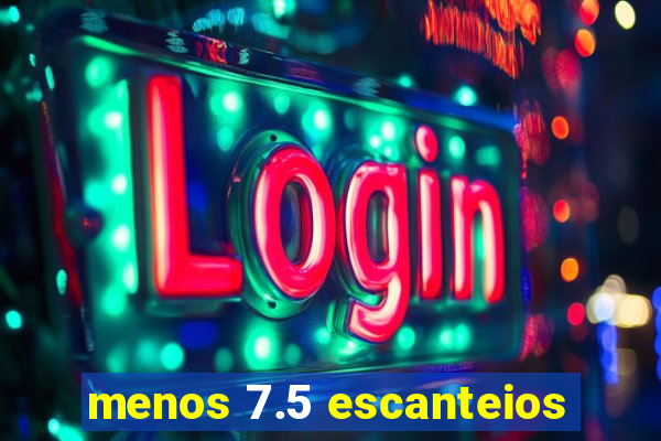 menos 7.5 escanteios