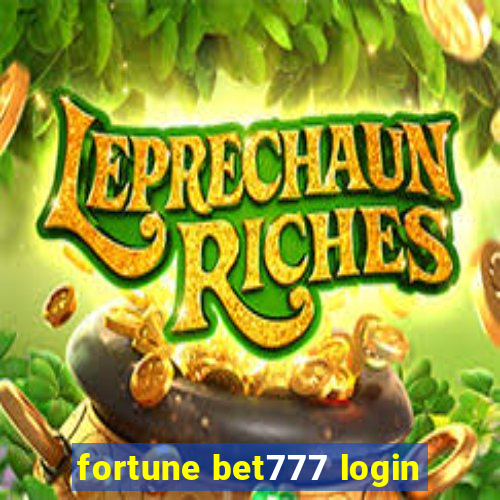 fortune bet777 login