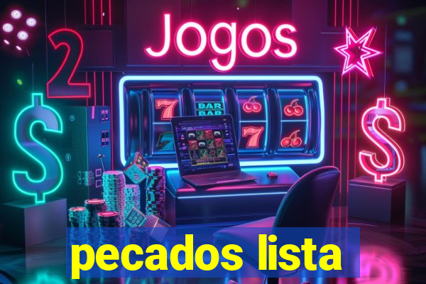 pecados lista