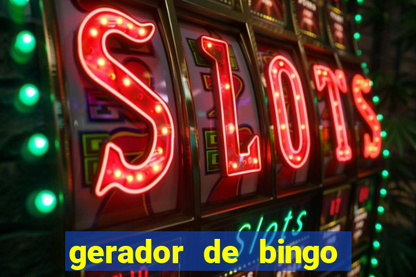 gerador de bingo de palavras