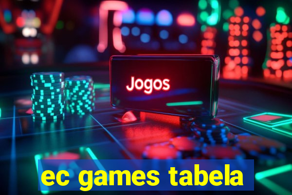 ec games tabela