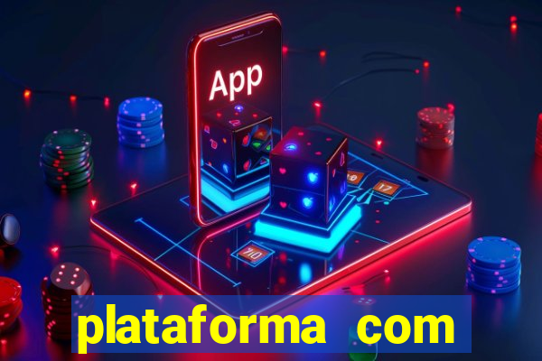 plataforma com chuva de dinheiro