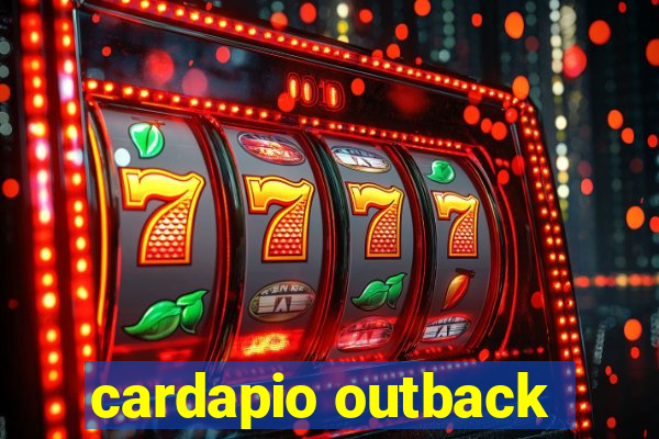 cardapio outback