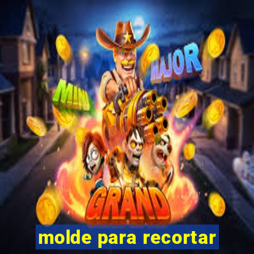 molde para recortar