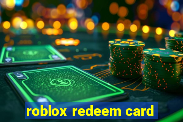 roblox redeem card